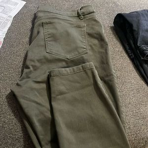 New York company slim leg ankle jeans